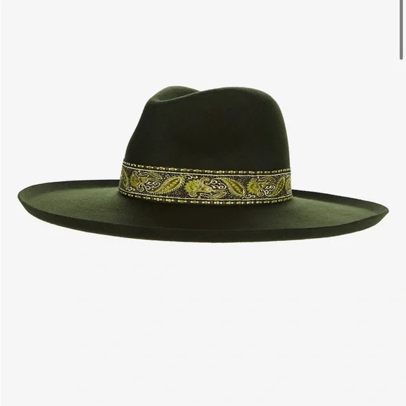 Lack Of Color | Accessories | Green Flat Brimmed Hat Lack Of  display picture 3